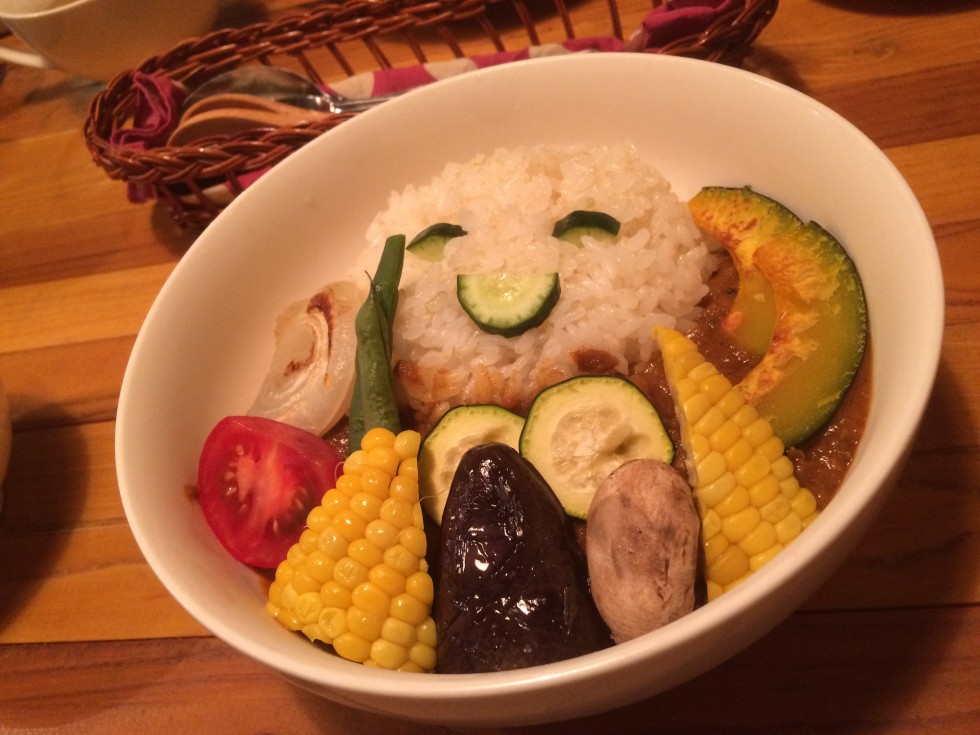 キママル食堂のベジタブルカレー 2015-06-23 22.40.11