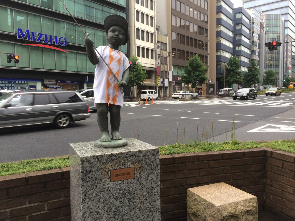 7月の銅像