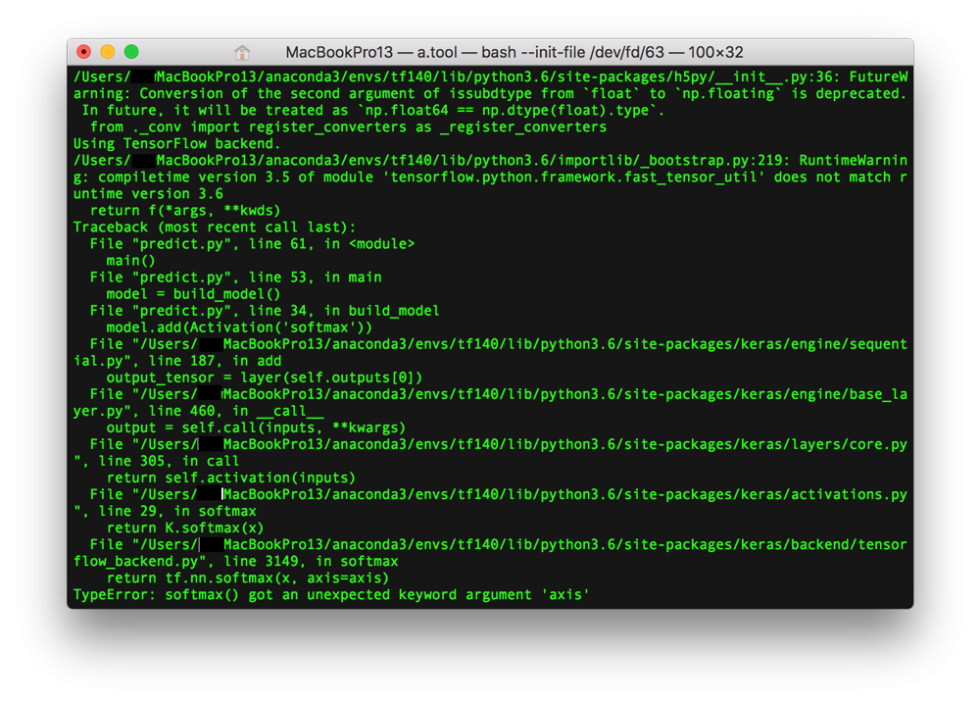 TypeError: ('Keyword argument not understood:', 'data_format')